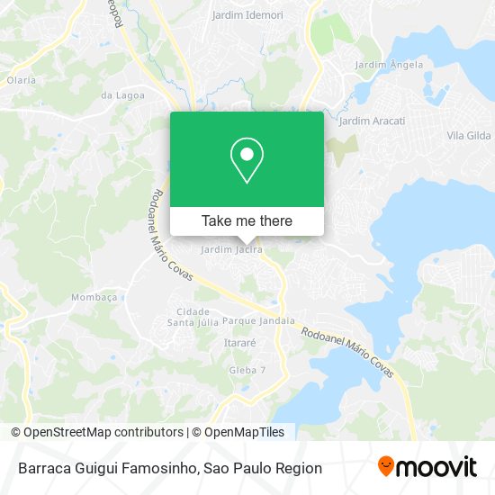 Barraca Guigui Famosinho map