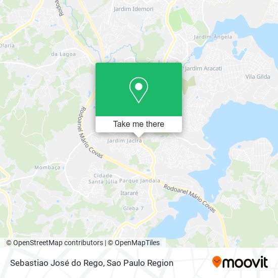Sebastiao José do Rego map