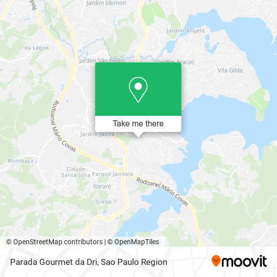 Parada Gourmet da Dri map