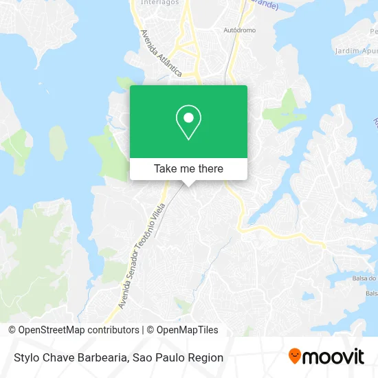Stylo Chave Barbearia map