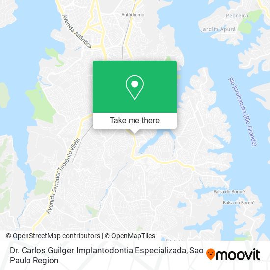 Dr. Carlos Guilger Implantodontia Especializada map