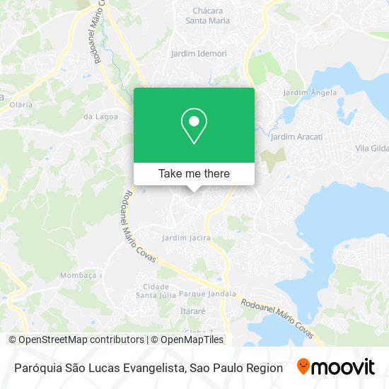 Mapa Paróquia São Lucas Evangelista