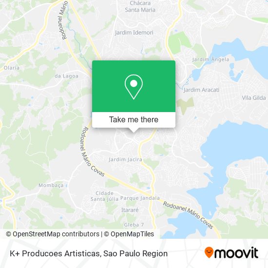 K+ Producoes Artisticas map