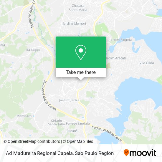 Mapa Ad Madureira Regional Capela