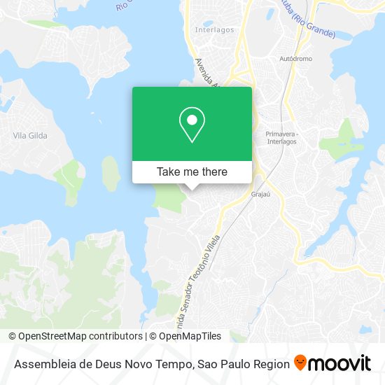Assembleia de Deus Novo Tempo map