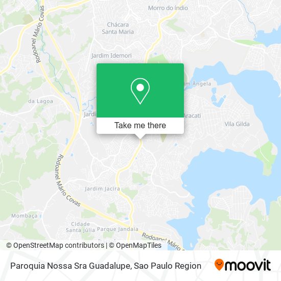 Mapa Paroquia Nossa Sra Guadalupe