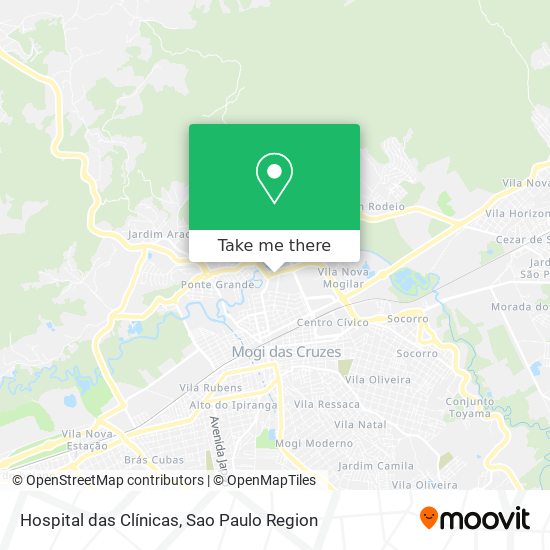 Hospital das Clínicas map