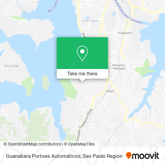 Mapa Guanabara Portoes Automáticos