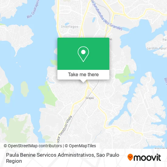Paula Benine Servicos Administrativos map