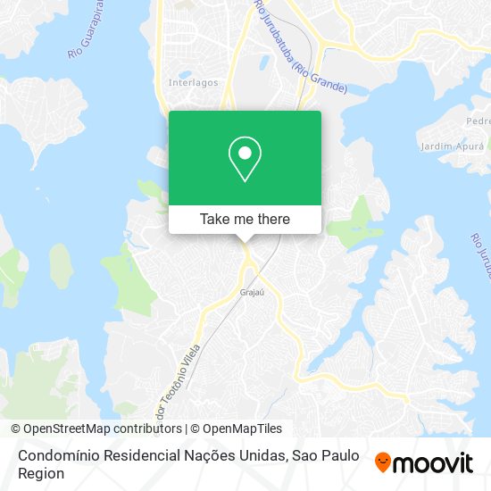 Condomínio Residencial Nações Unidas map