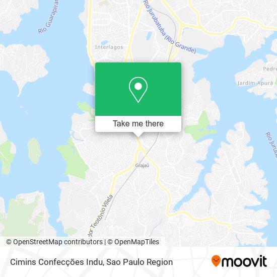 Cimins Confecções Indu map