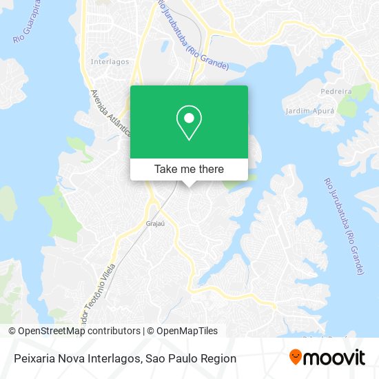 Mapa Peixaria Nova Interlagos