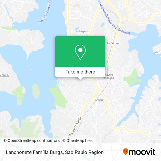 Lanchonete Família Burgs map