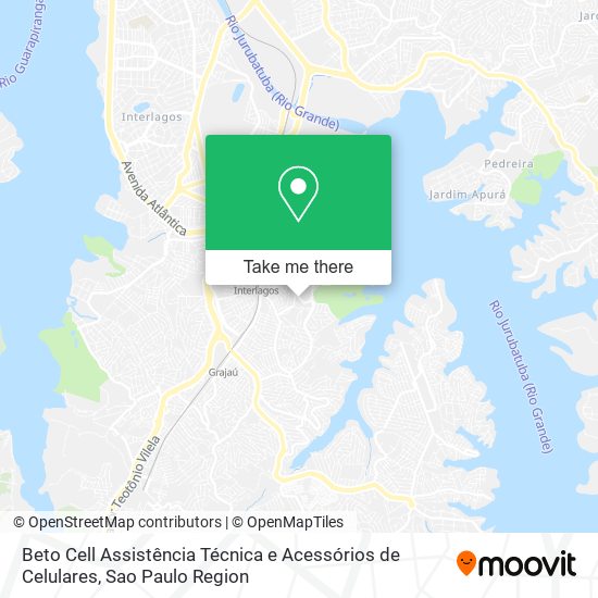 Beto Cell Assistência Técnica e Acessórios de Celulares map