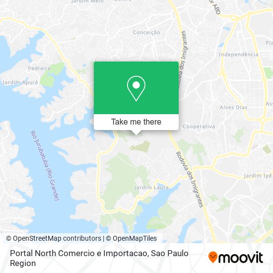Portal North Comercio e Importacao map