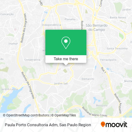 Paula Porto Consultoria Adm map