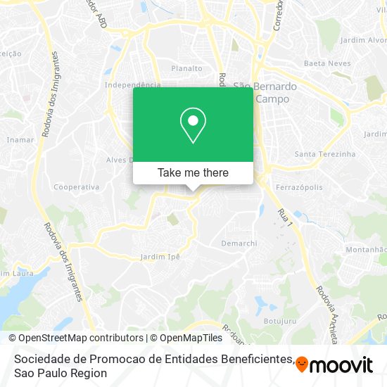 Sociedade de Promocao de Entidades Beneficientes map