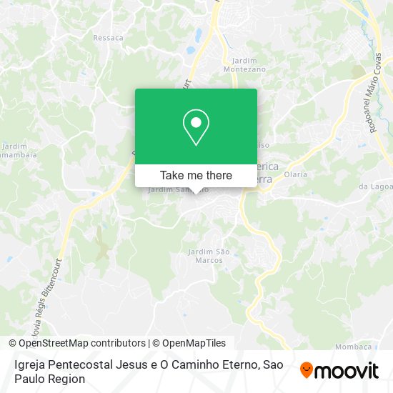 Igreja Pentecostal Jesus e O Caminho Eterno map