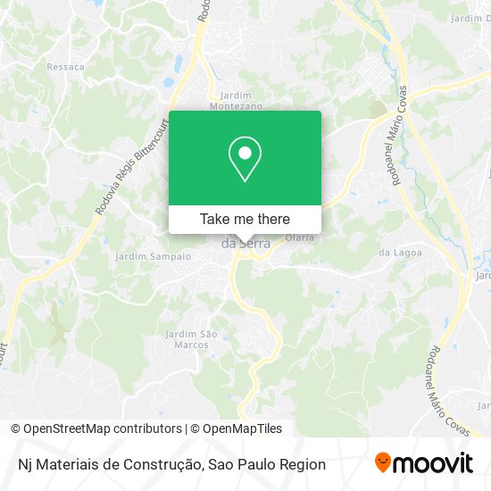 Mapa Nj Materiais de Construção