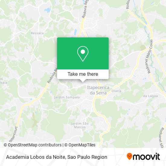 Academia Lobos da Noite map