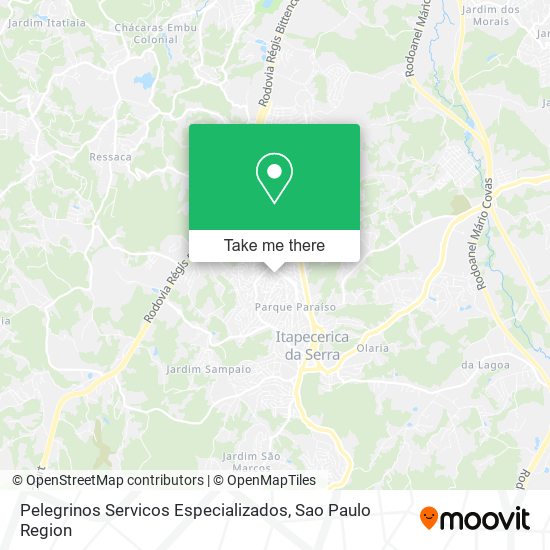 Pelegrinos Servicos Especializados map