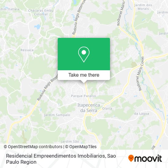Residencial Empreendimentos Imobiliarios map