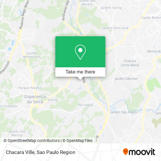 Chacara Ville map