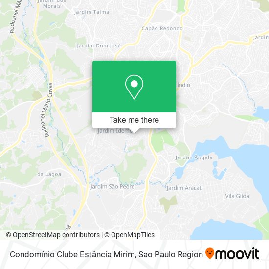 Mapa Condomínio Clube Estância Mirim