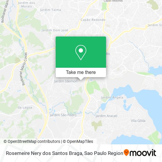 Rosemeire Nery dos Santos Braga map