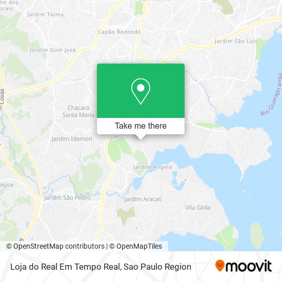 Loja do Real Em Tempo Real map