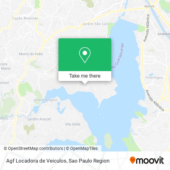 Agf Locadora de Veiculos map