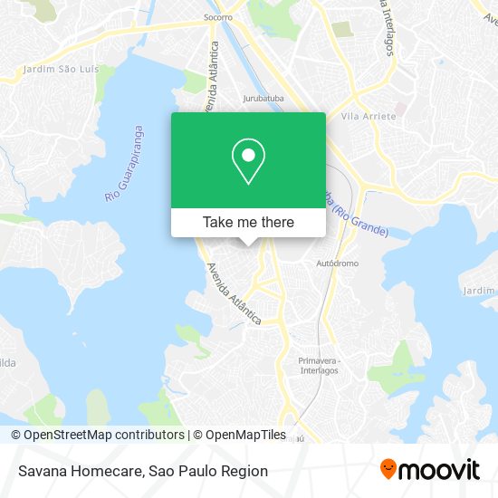 Savana Homecare map