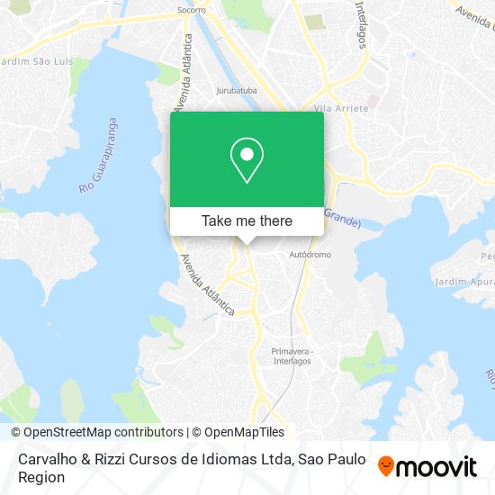 Carvalho & Rizzi Cursos de Idiomas Ltda map