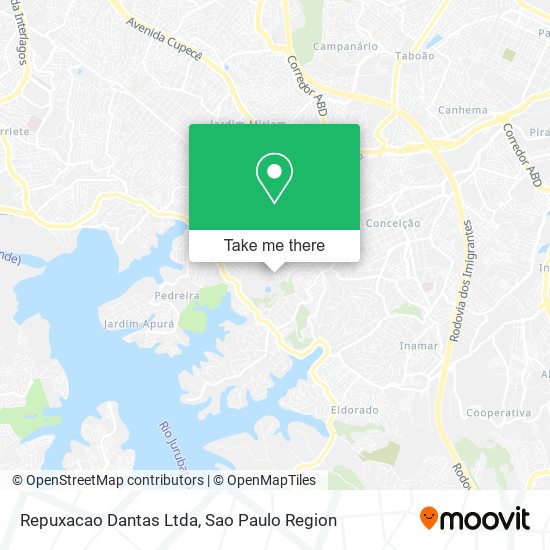 Mapa Repuxacao Dantas Ltda