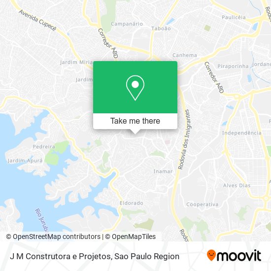 J M Construtora e Projetos map