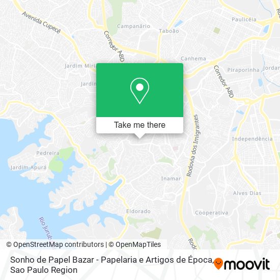 Sonho de Papel Bazar - Papelaria e Artigos de Época map