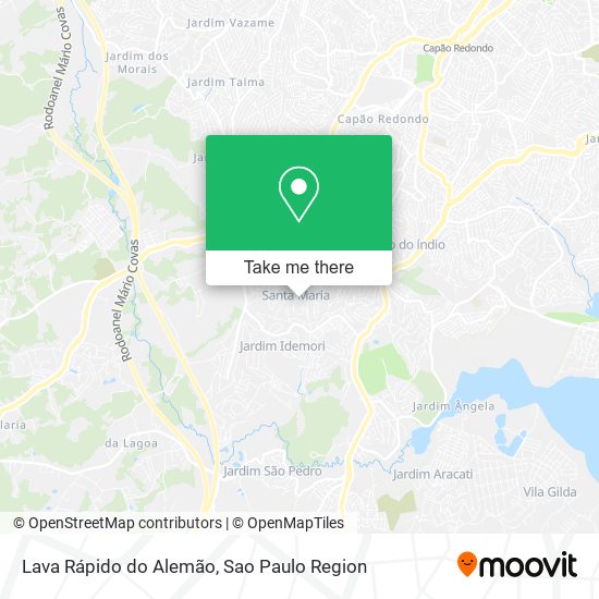 Lava Rápido do Alemão map