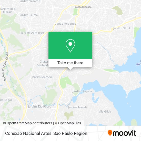 Conexao Nacional Artes map