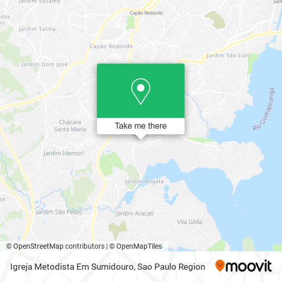 Igreja Metodista Em Sumidouro map