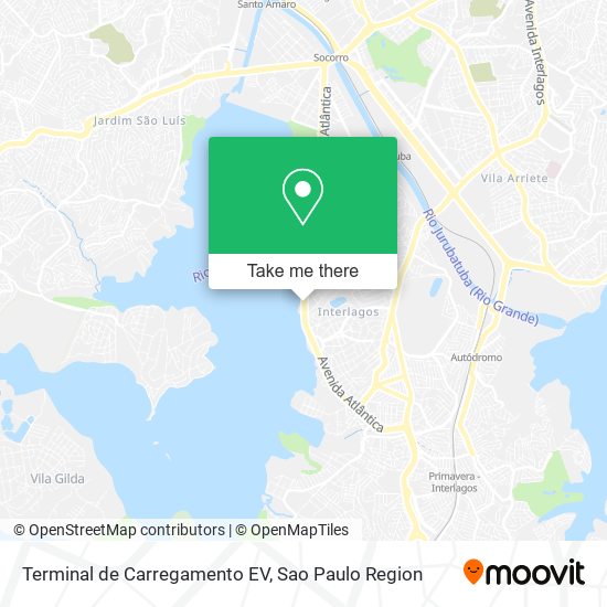 Terminal de Carregamento EV map