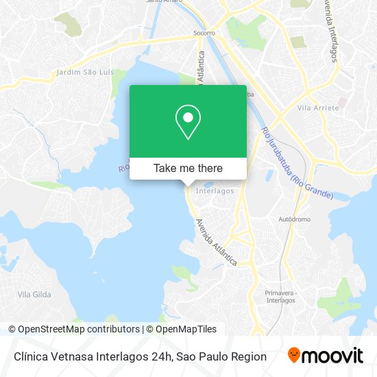 Clínica Vetnasa Interlagos 24h map