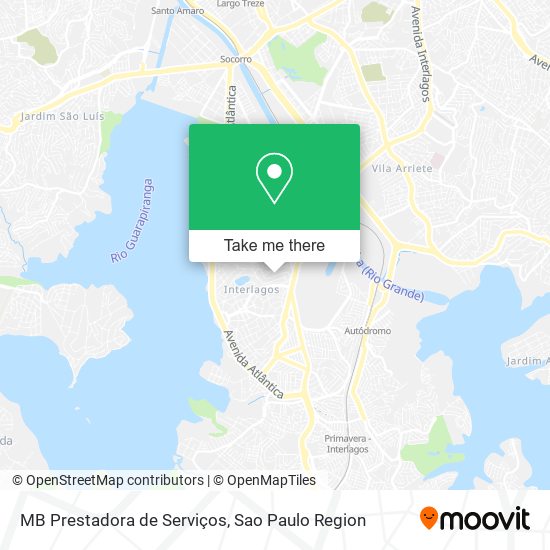 MB Prestadora de Serviços map