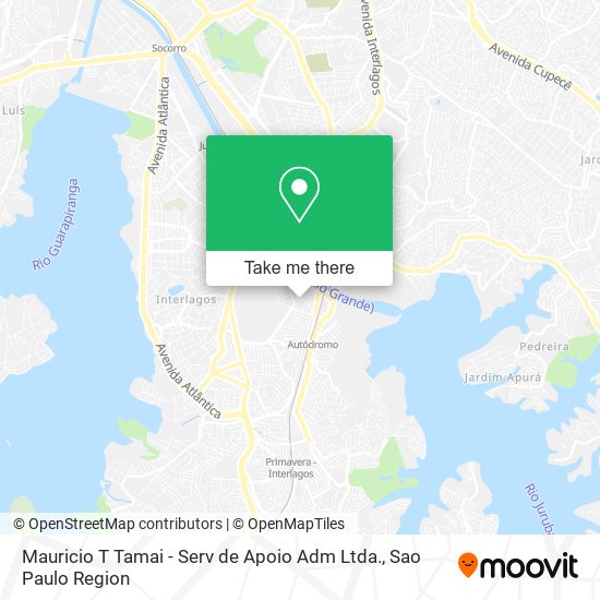 Mauricio T Tamai - Serv de Apoio Adm Ltda. map