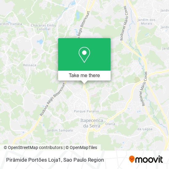 Pirâmide Portões Loja1 map