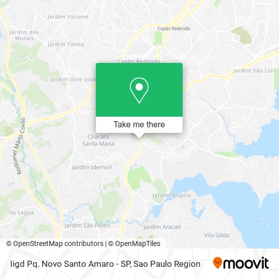 Iigd Pq. Novo Santo Amaro - SP map