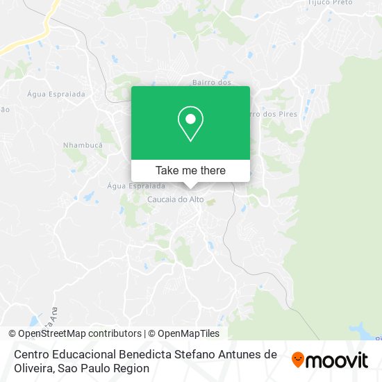 Centro Educacional Benedicta Stefano Antunes de Oliveira map