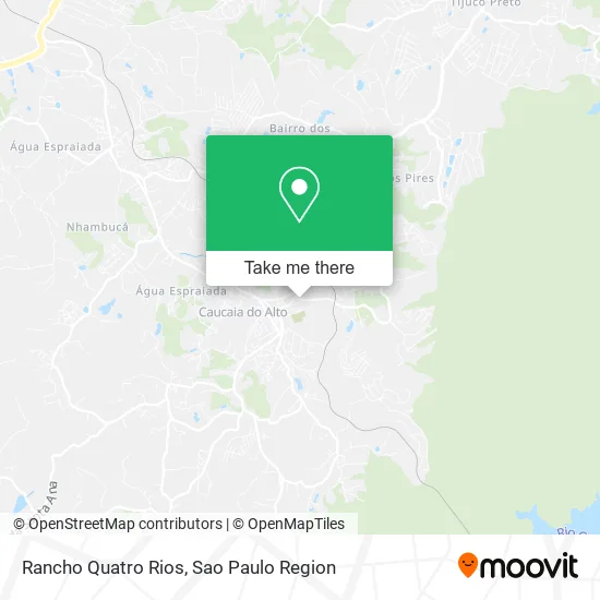 Rancho Quatro Rios map
