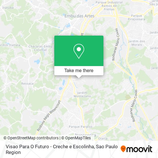 Visao Para O Futuro - Creche e Escolinha map