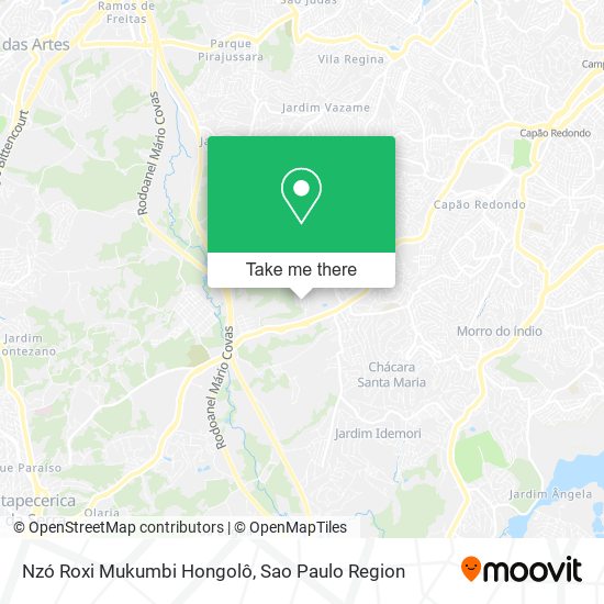 Nzó Roxi Mukumbi Hongolô map