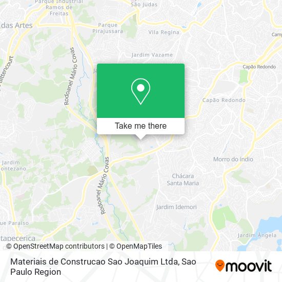 Materiais de Construcao Sao Joaquim Ltda map